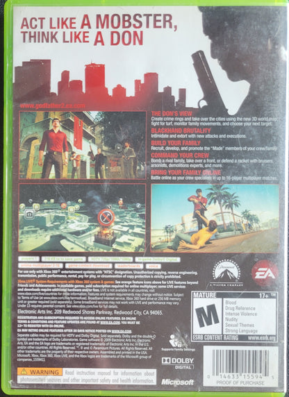 The Godfather 2 - (CIB) - Microsoft XBOX 360 - Pre-Owned Like New CLEAN DISC