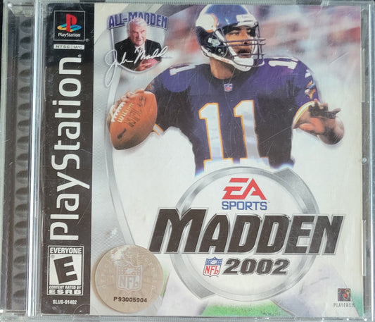 Madden 2002 – Sony PlayStation 1 PS1 CIB – Re-Sealed (2001)