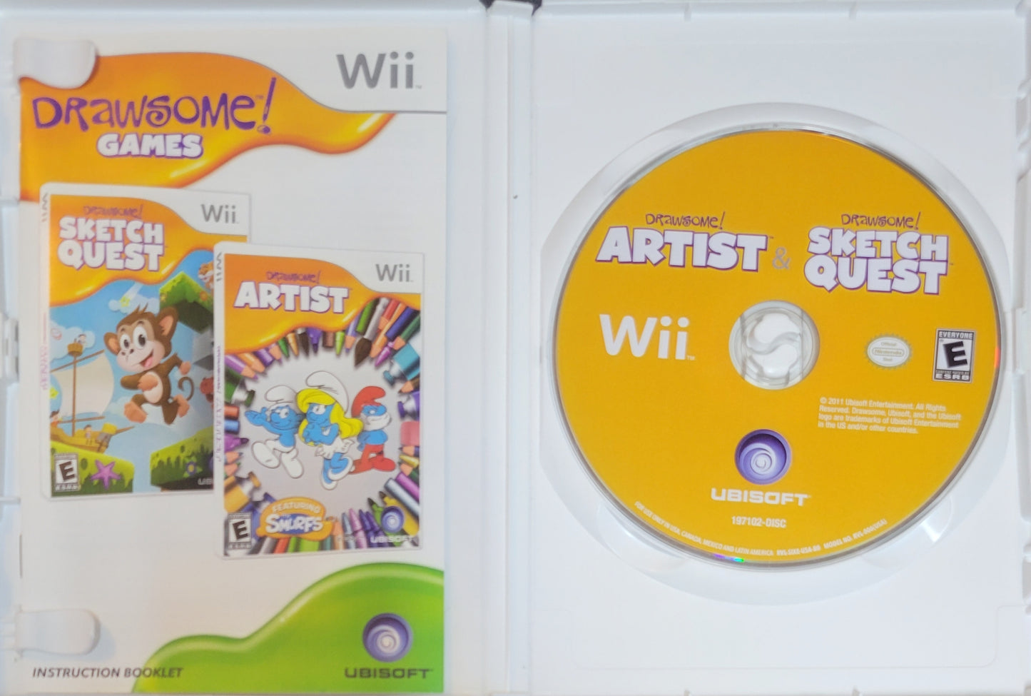 Drawsome 2 Games In 1! – 2010 Nintendo Wii CIB – RE-SEALED