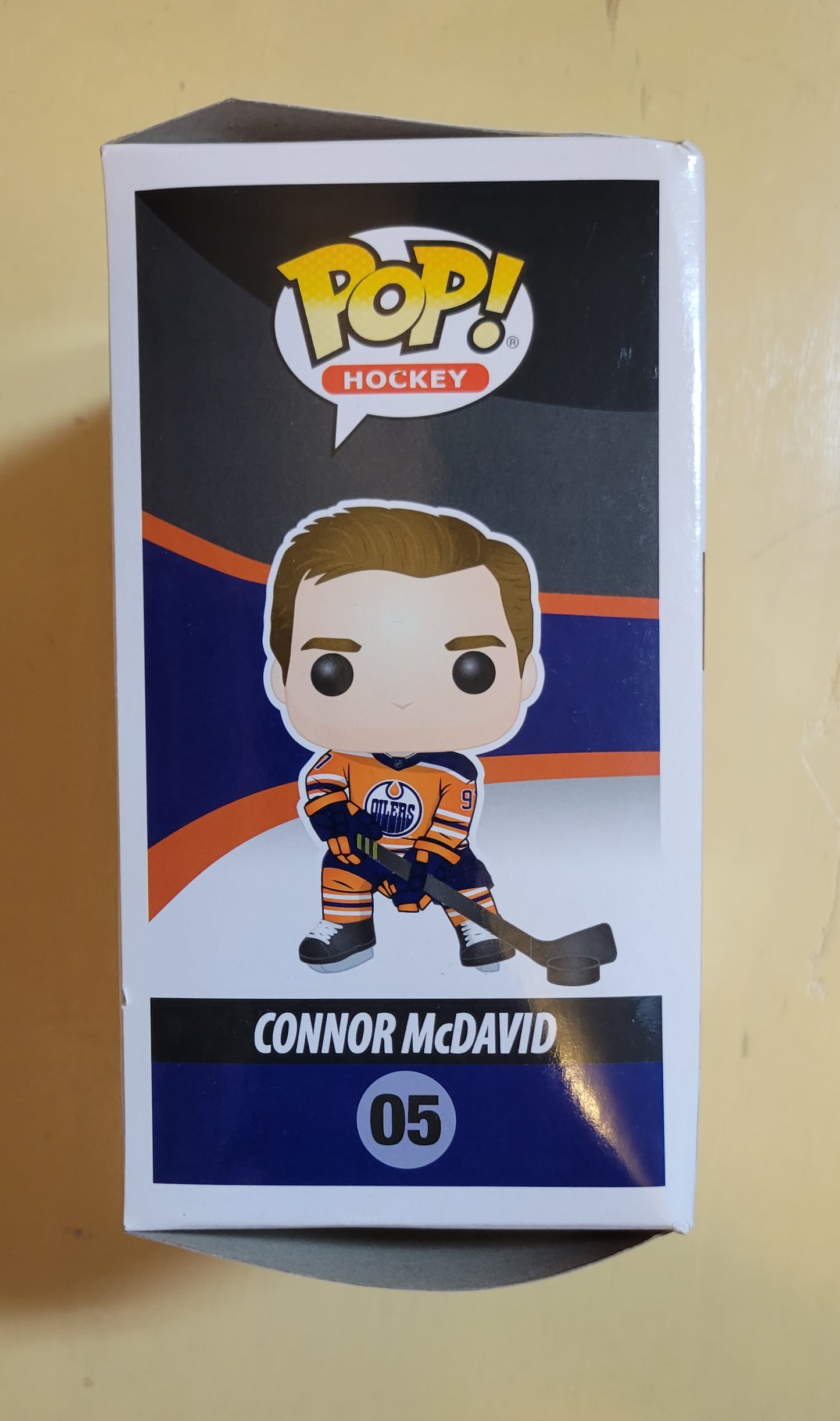 Funko Pop Hockey NHL Connor McDavid #05 Edmonton Oilers Orange Jersey Canada