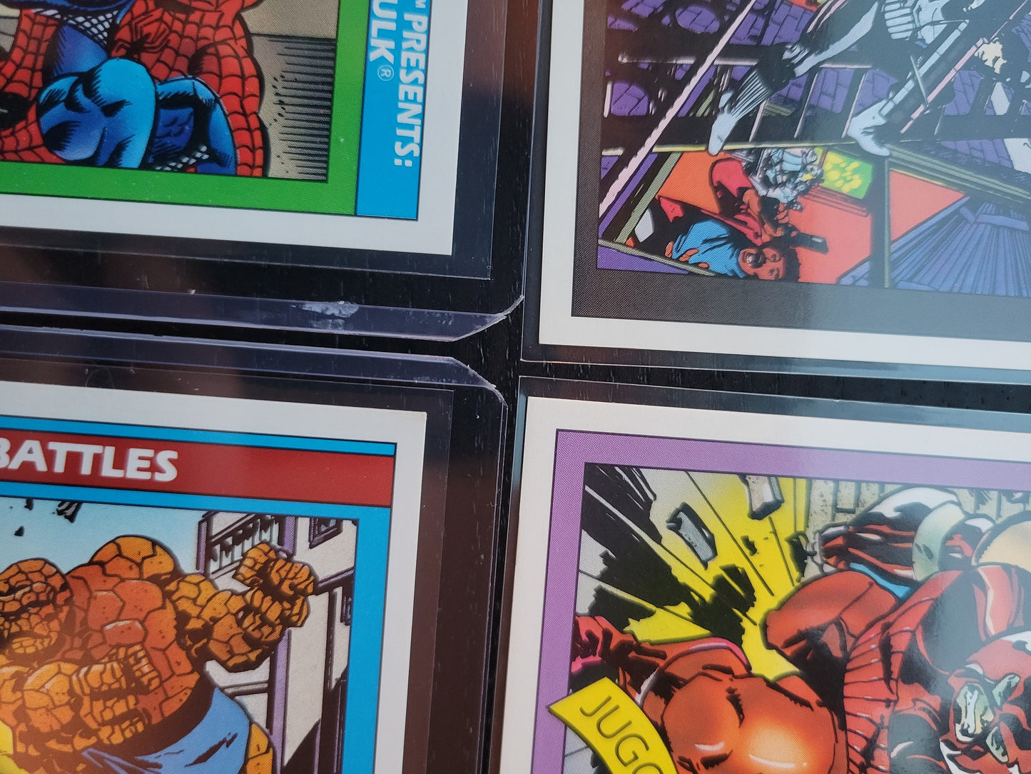 18 1st EDITION Marvel Cards 90 91 Only Super Rare Base Set Spider-Man Captain America Punisher HULK Wolverine First Time Ever Seen On Cards!