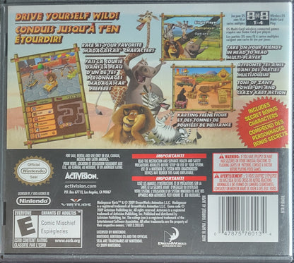 🏁 Madagascar Kartz – Nintendo DS – Re-Sealed – Cartridge Only Tested & Working