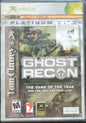 Tom Clancy's Ghost Recon Platinum Hits Edition Microsoft XBOX - CIB Pre-Owned Great Shape tested & Working