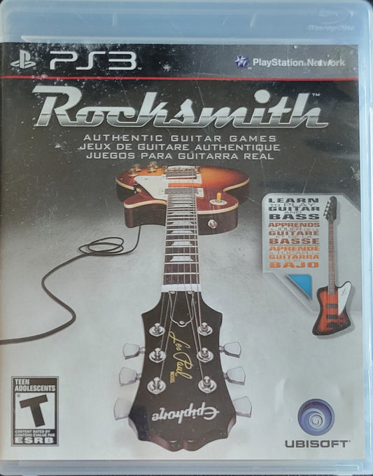 Rocksmith: Authentic Guitar Games (CIB) – Sony PlayStation 3 PS3 – Re-Sealed