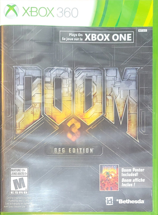 DOOM 3 BFG – Microsoft Xbox 360 CIB – Clean Disc – RE-SEALED (2012)
