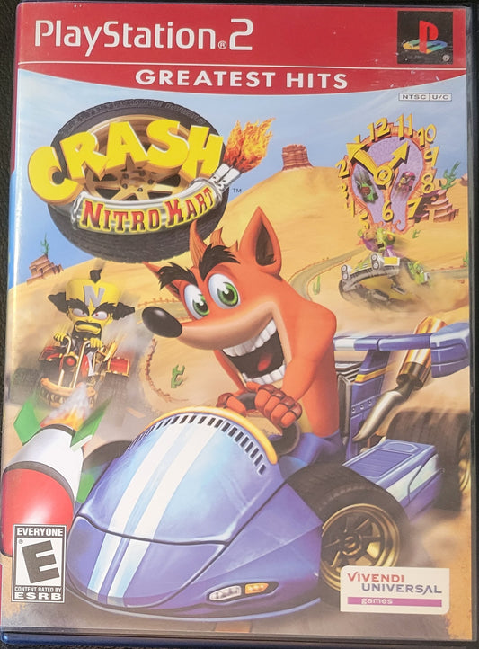 Crash: Nitro Kart Greatest Hits - Sony PlayStation 2 PS2 (CIB) Pre-Owned Tested & Working Great Shape!