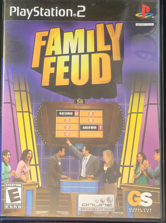 Family Feud - Sony PlayStation 2 PS2 (CIB) Pre-Owned Tested & Working Great Shape!