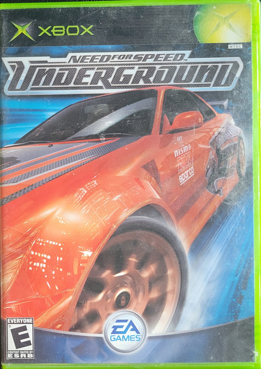 Need For Speed Underground (CIB) OG Microsoft XBOX  Pre-Owned Great Shape Tested & Working CLEAN DISC