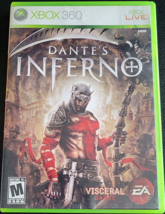 Dantes Inferno - Microsoft XBOX 360 - CIB Pre-Owned Great Shape Tested & Working