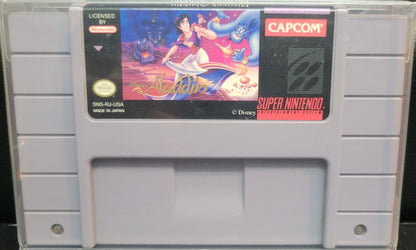 1993 Disney's Aladdin SNES Authentic Cartridge (Super Nintendo Entertainment System) Classic Arcade Game Great Original Condition Immaculate