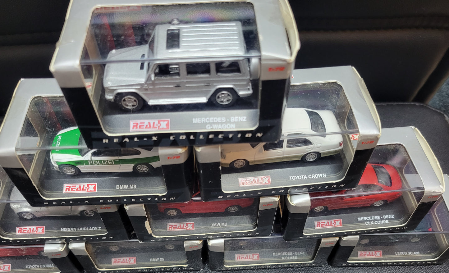 RARE 1/72 Real-X diecast Model Cars 9 To Choose SEALED A++