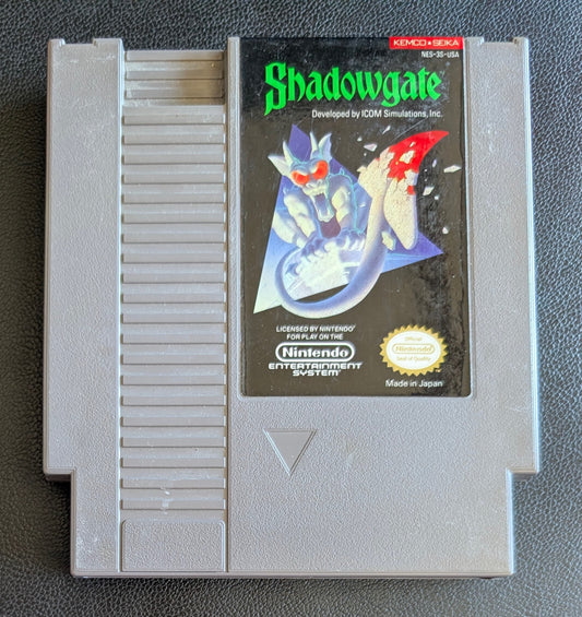 Shadowgate (1989) - Nintendo NES | Authentic | Cleaned & Tested + Protection Sleeve
