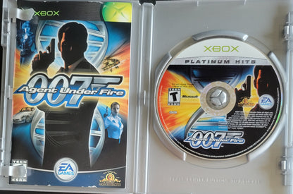 007 Agent Under Fire *Platinum Hits* - (CIB) OG Microsoft XBOX Pre-Owned Great Shape Tested & Working CLEAN DISC