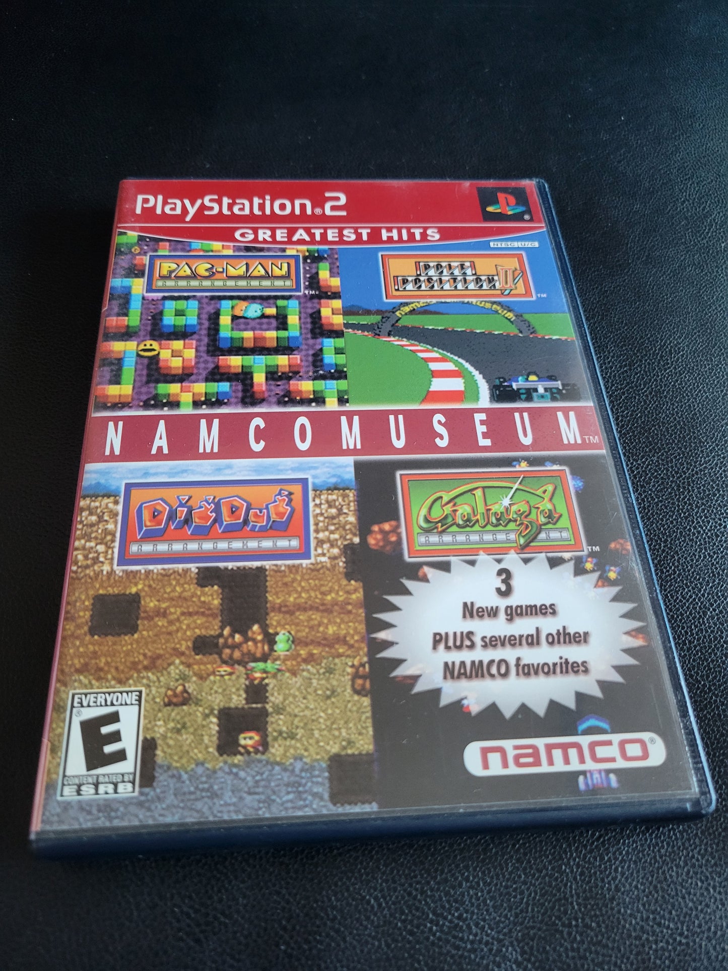 Namco Museum – PS2 CIB Pre-Owned Re-Sealed Early Release Purple CD