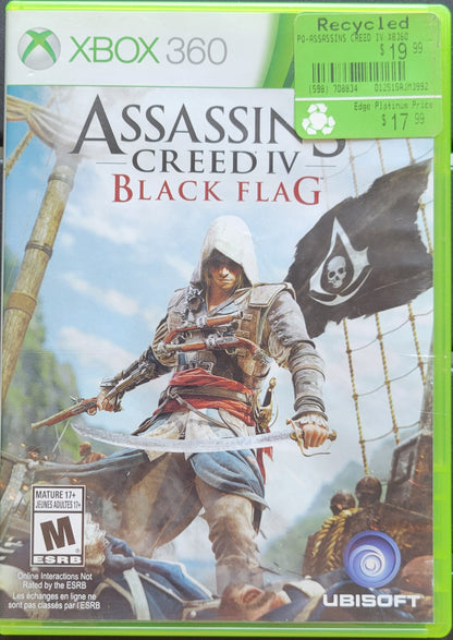 Assassin's Creed IV Black Flag Microsoft XBOX - CIB Pre-Owned Great Shape Tested & Working