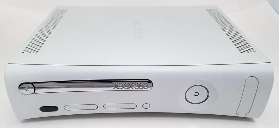 White Microsoft Xbox 360 Pro Bundle + 1 Game + 1 Controller Excellent - Refurbished