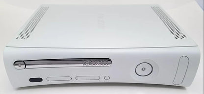 White Microsoft Xbox 360 Pro Bundle + 1 Game + 1 Controller Excellent - Refurbished