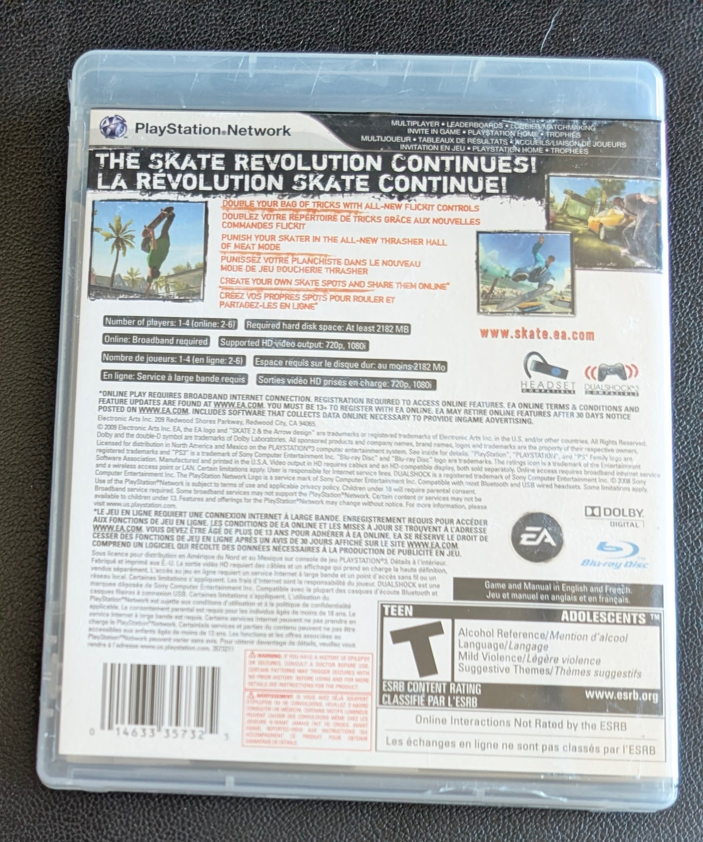 Skate 2 (2009) - CIB PlayStation 3 (PS3) | RE-Sealed