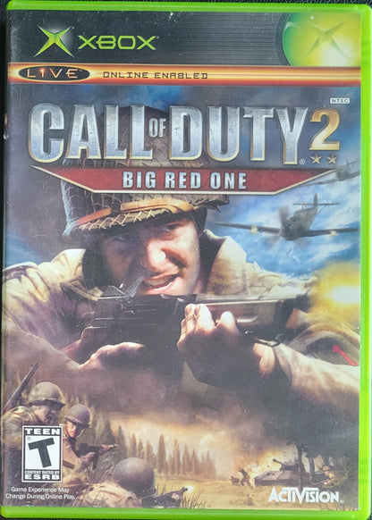 Call Of Duty 2: Big Red One (CIB) OG Microsoft XBOX  Pre-Owned Great Shape Tested & Working CLEAN DISC