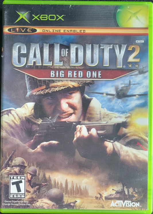 Call Of Duty 2: Big Red One (CIB) OG Microsoft XBOX  Pre-Owned Great Shape Tested & Working CLEAN DISC