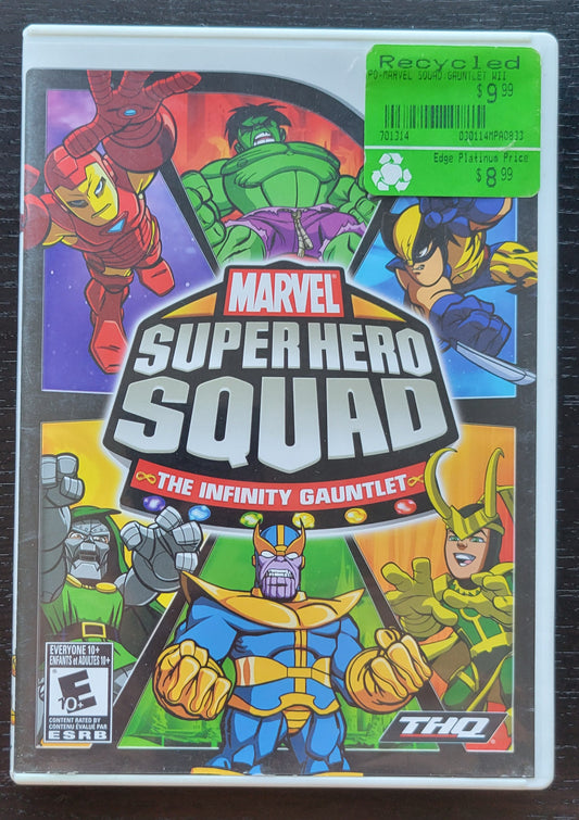Marvel Super Hero Squad: The Infinity Gauntlet - 2010 Nintendo - Wii - Entertainment System CIB Clean Disc Tested & Working