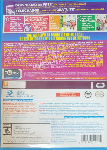 Just Dance 2016 – Nintendo Wii U CIB Re-Sealed Clean Disc