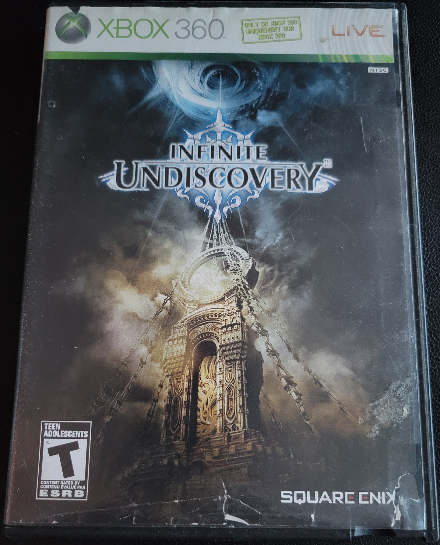 Infinite Undiscovery (Black Case) - Microsoft XBOX 360 - Pre-Owned CLEAN DISC Great Shape Tested & Working