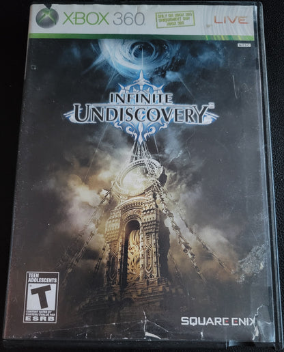 Infinite Undiscovery (Black Case) - Microsoft XBOX 360 - Pre-Owned CLEAN DISC Great Shape Tested & Working