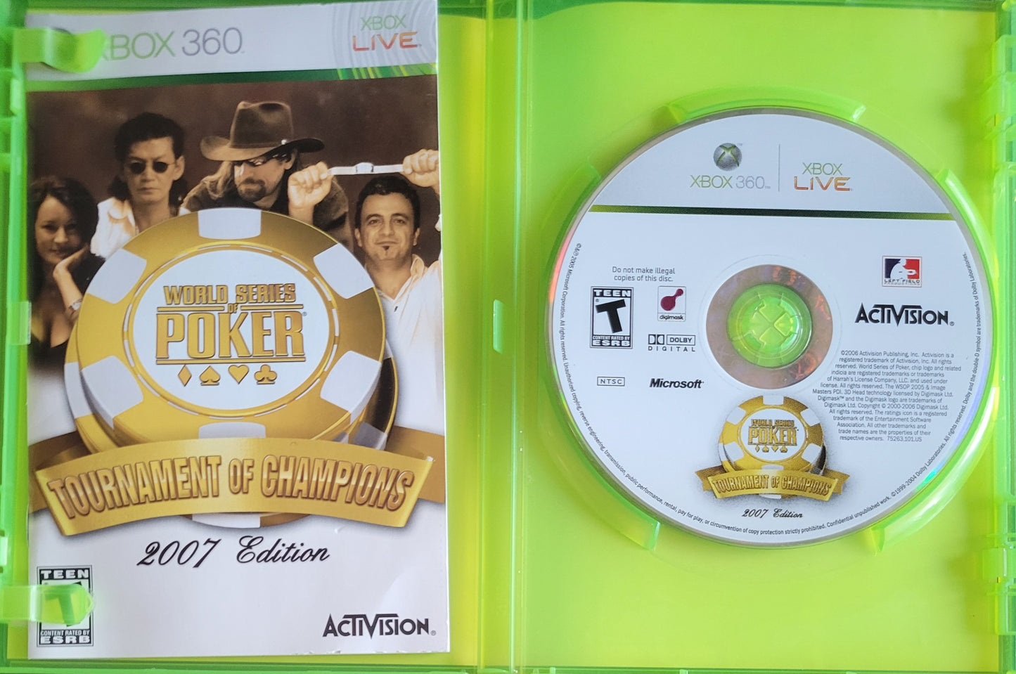 World Series of Poker 2007 – Microsoft Xbox 360 CIB – Clean Disc – RE-SEALED (2007)