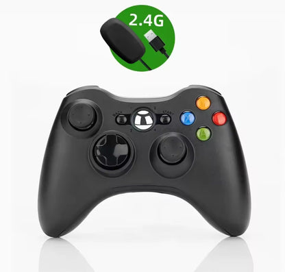 Microsoft Xbox 360 Controller | Multiple Colors | OEM Replacement Gamepad | Wired + Wireless