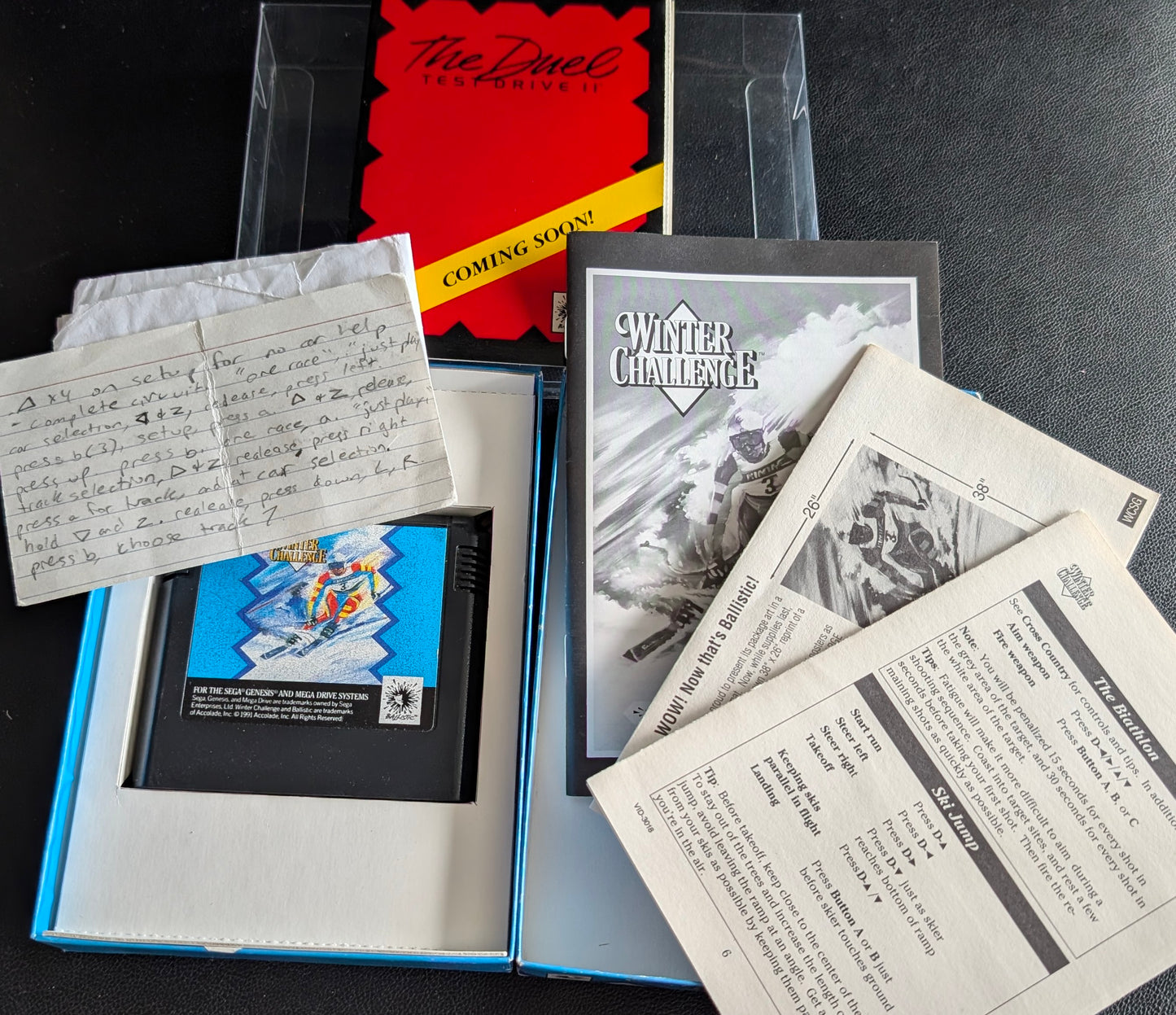 Winter Challenge - CIB (Sega Genesis) | 1991 | Sports / Multi-Event