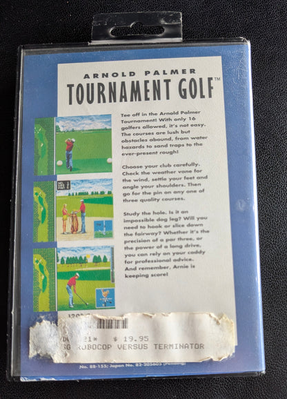 Arnold Palmer Tournament Golf - Boxed CIB + Hang Tab (Sega Genesis) | 1993 | Sports / Golf