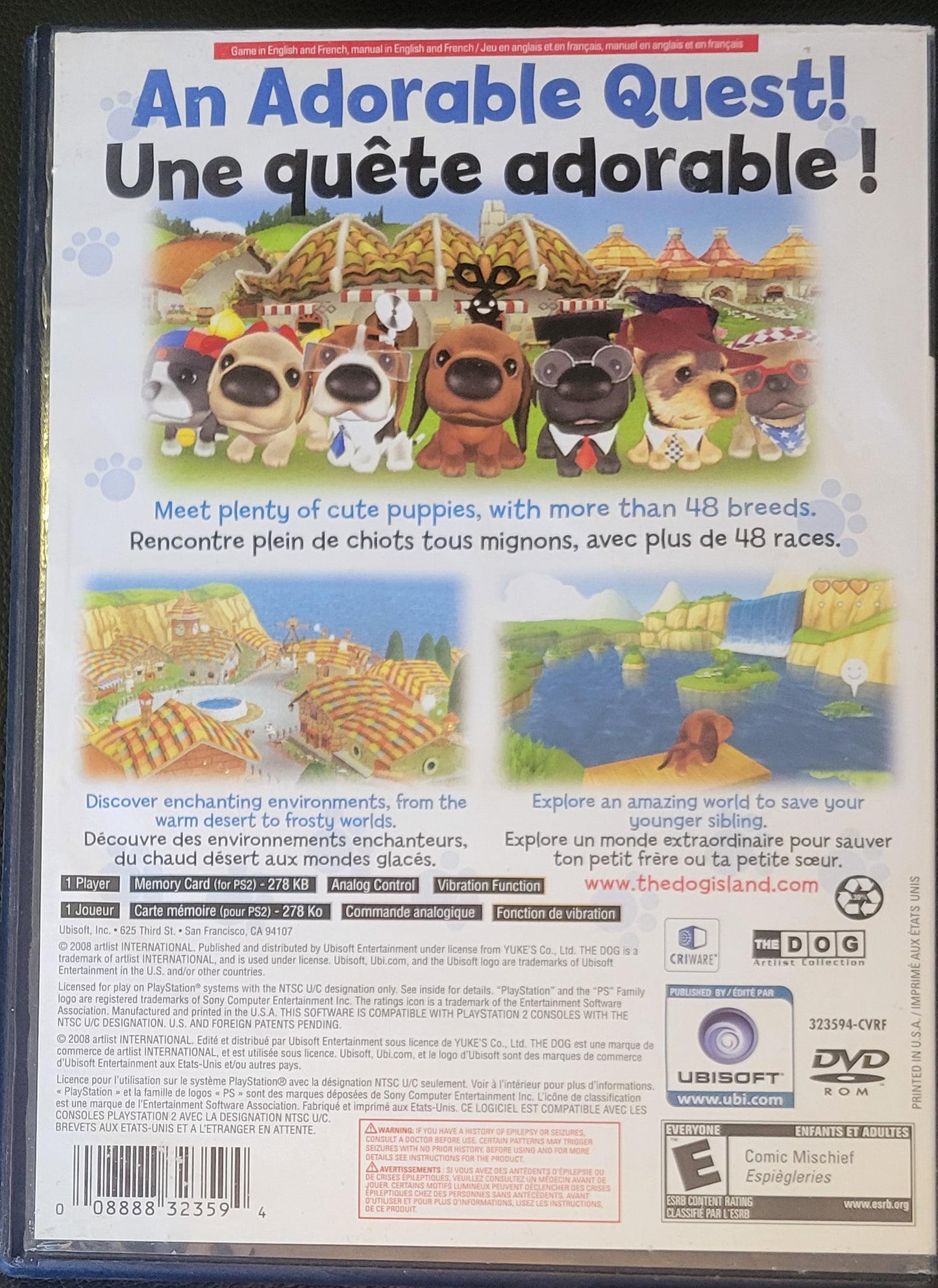 The Dog Island - Sony PlayStation 2 PS2 (CIB) Pre-Owned Tested & Working Great Shape!