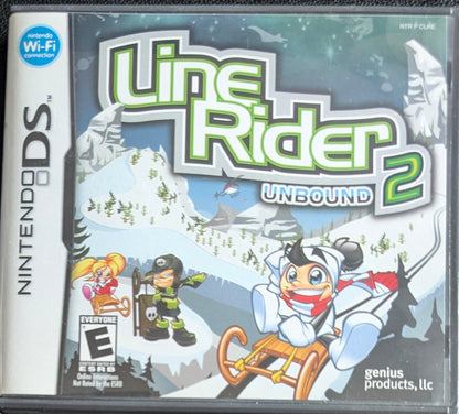 Line Rider 2: Unbound – 2008 Nintendo DS CIB – RE-Sealed – Excellent