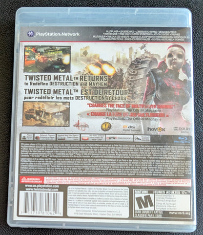 Twisted Metal (2012) - CIB PlayStation 3 (PS3) | RE-Sealed
