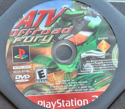 ATV Offroad Fury - Sony PlayStation 2 Ps2 (Disc Only) - Used Condition