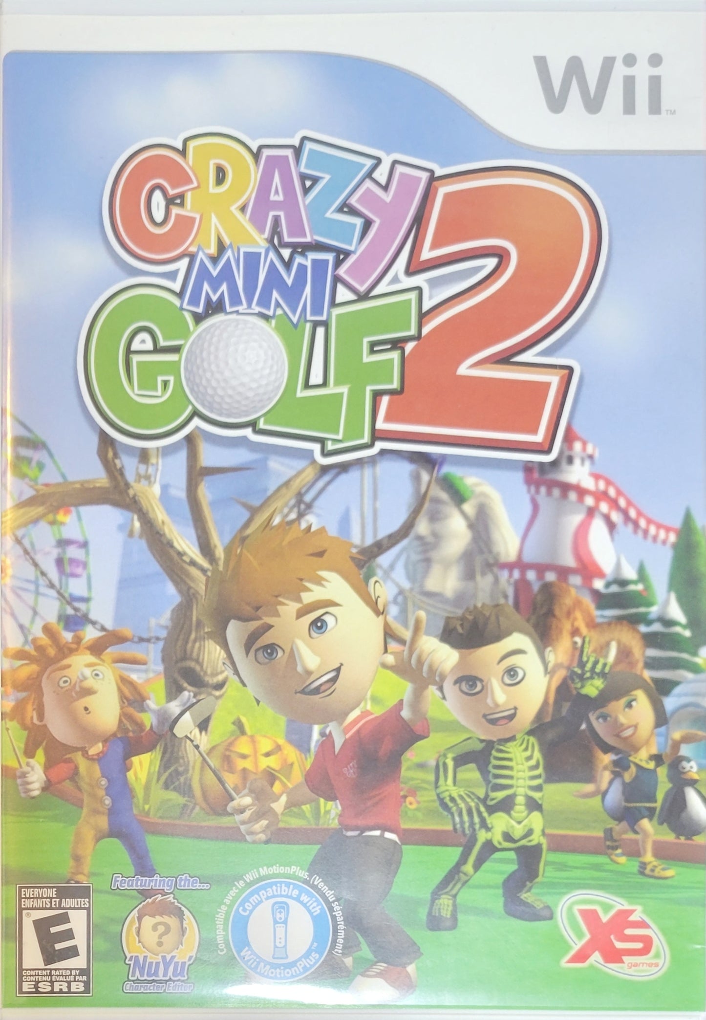 Crazy Mini Golf 2 – 2010 Nintendo Wii CIB Re-Sealed Like New Disc