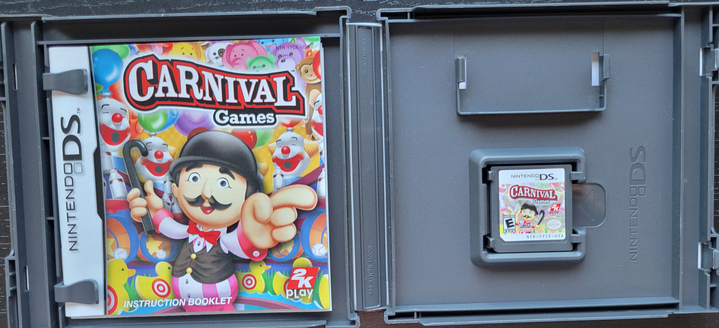 Carnival Games - Nintendo DS - Handheld Console NTSC Cartridge Only Tested & Working