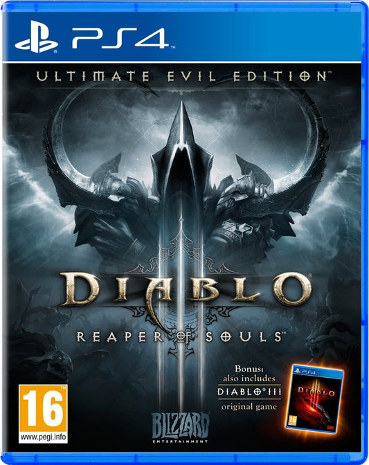 Diablo 3 Reaper Of Souls Ultimate Evil Edition (CIB) Sony PlayStation 4 PS4 – Re-Sealed - Excellent