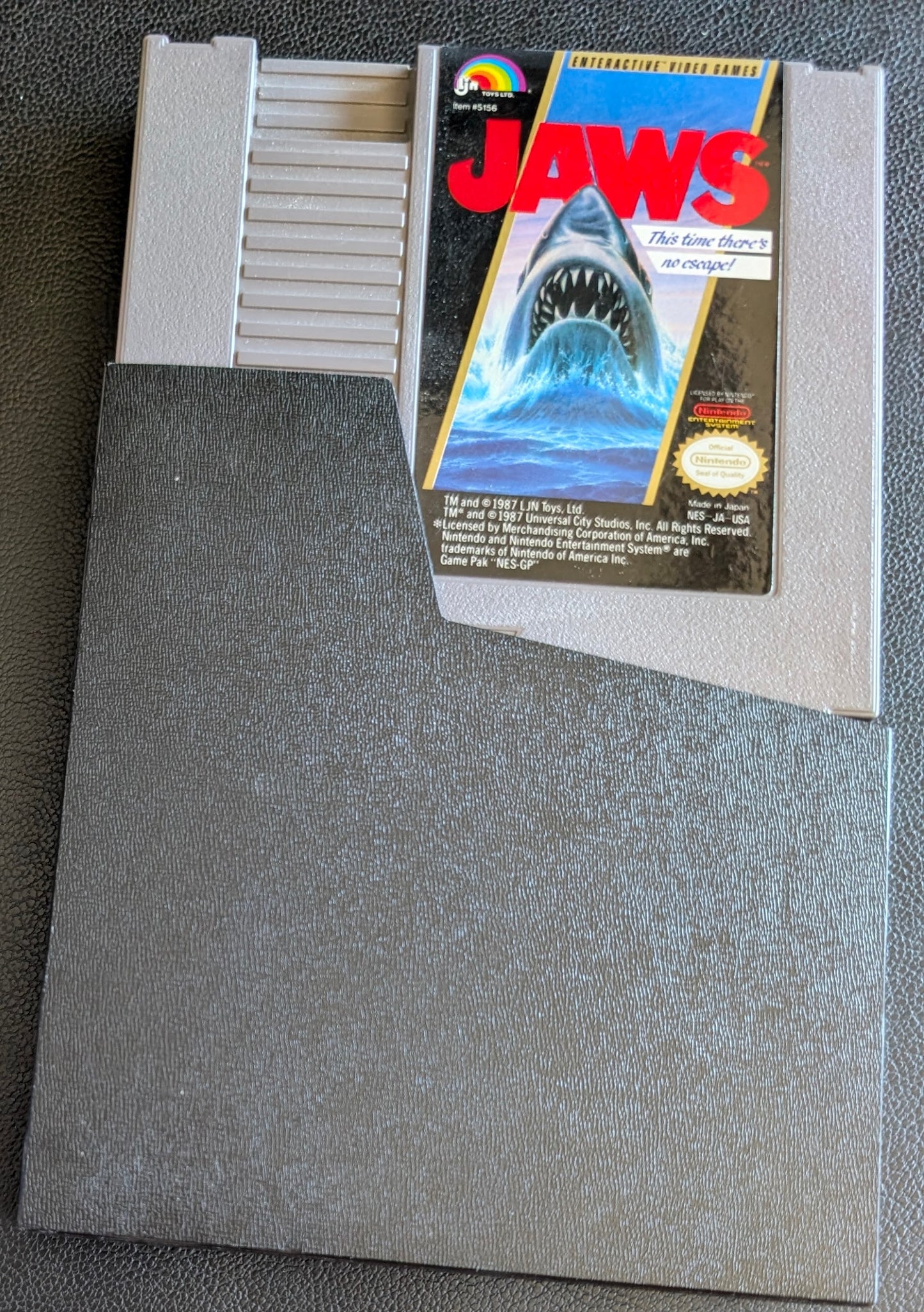 Jaws (1987) - Nintendo NES | Authentic | Cleaned & Tested + Protection Sleeve