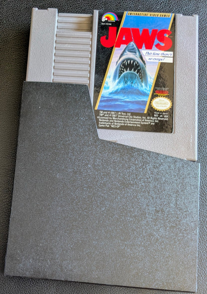 Jaws (1987) - Nintendo NES | Authentic | Cleaned & Tested + Protection Sleeve