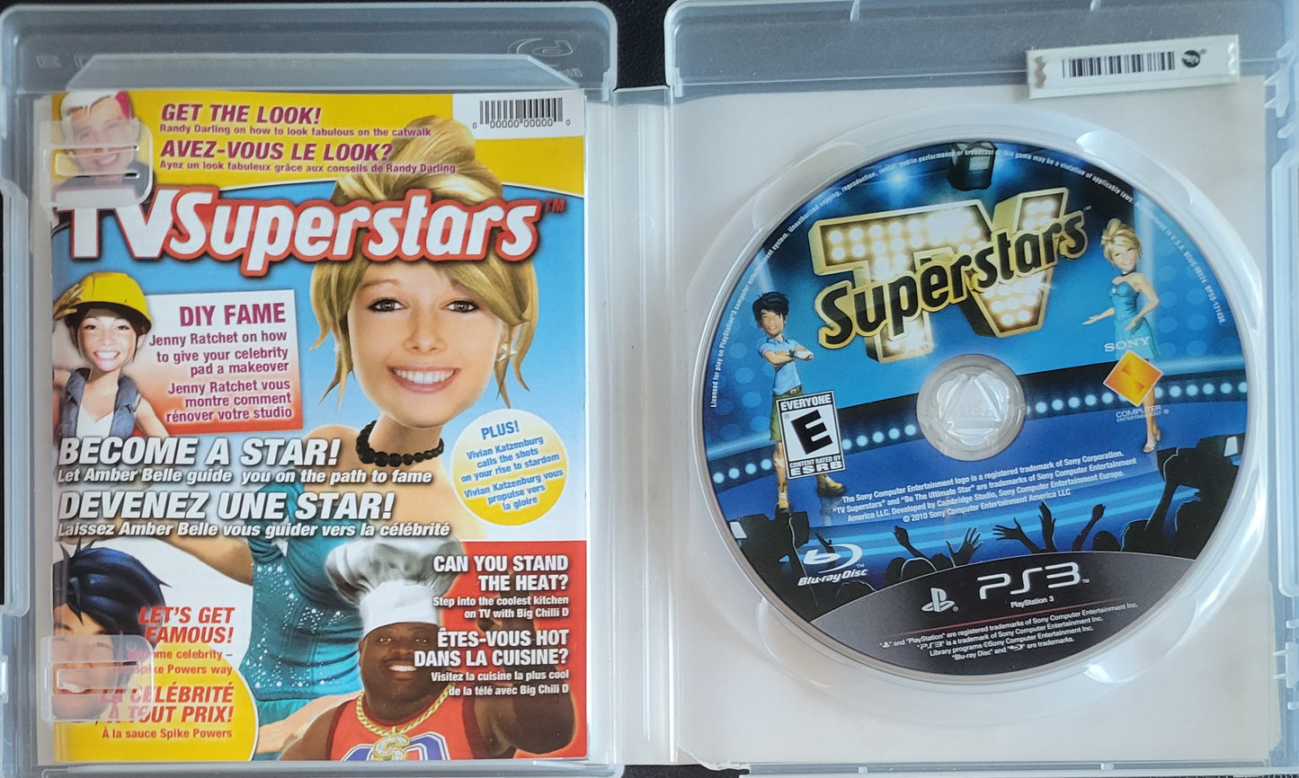 TV Superstars (CIB) – Sony PlayStation 3 PS3 – Re-Sealed (2010)