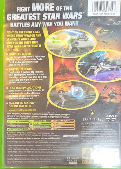 Star Wars Battlefront 2 – Xbox CIB – Pre-Owned – RE-SEALED (2005)