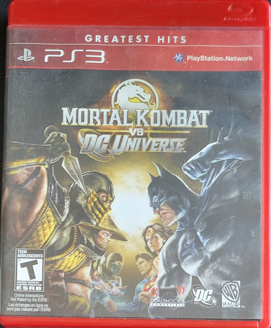 Mortal Kombat vs. DC Universe (CIB) – Sony PlayStation 3 PS3 – Re-Sealed