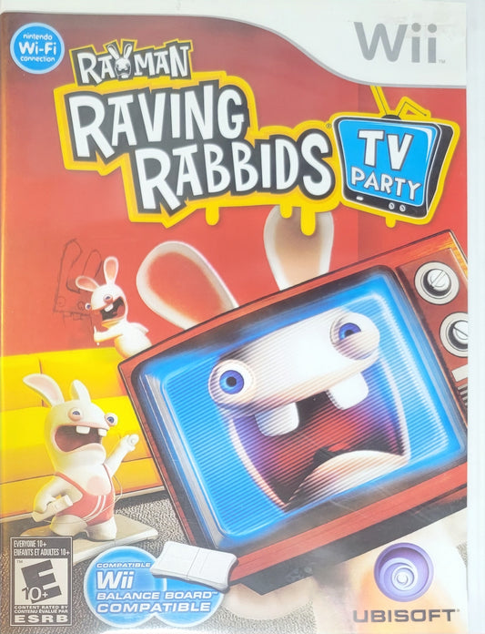 Rayman Raving Rabbids – Nintendo Wii CIB – RE-SEALED + Like New