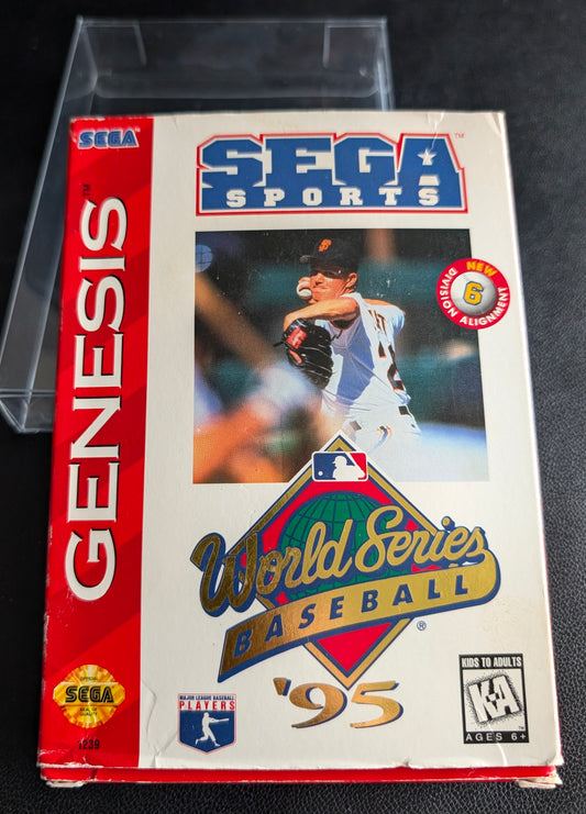 World Series Baseball '95 - Boxed CIB (Sega Genesis) | 1995 | Sports / Baseball