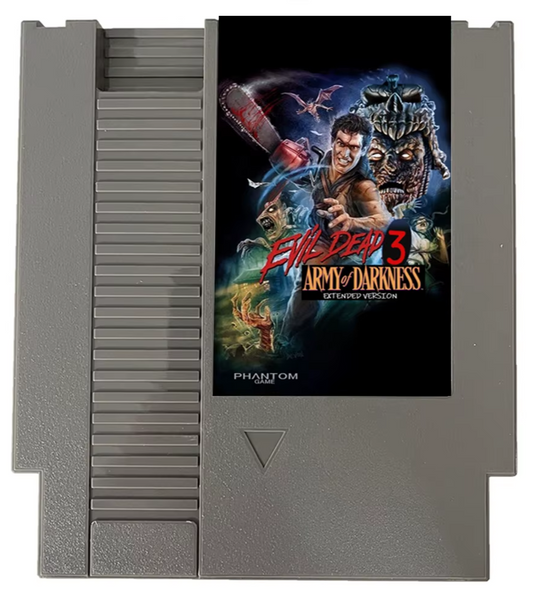 Evil Dead 3: Army Of Darkness - NES (Nintendo Ent. System 1983) 72 Pin 8 Bit Video Game Cartridge