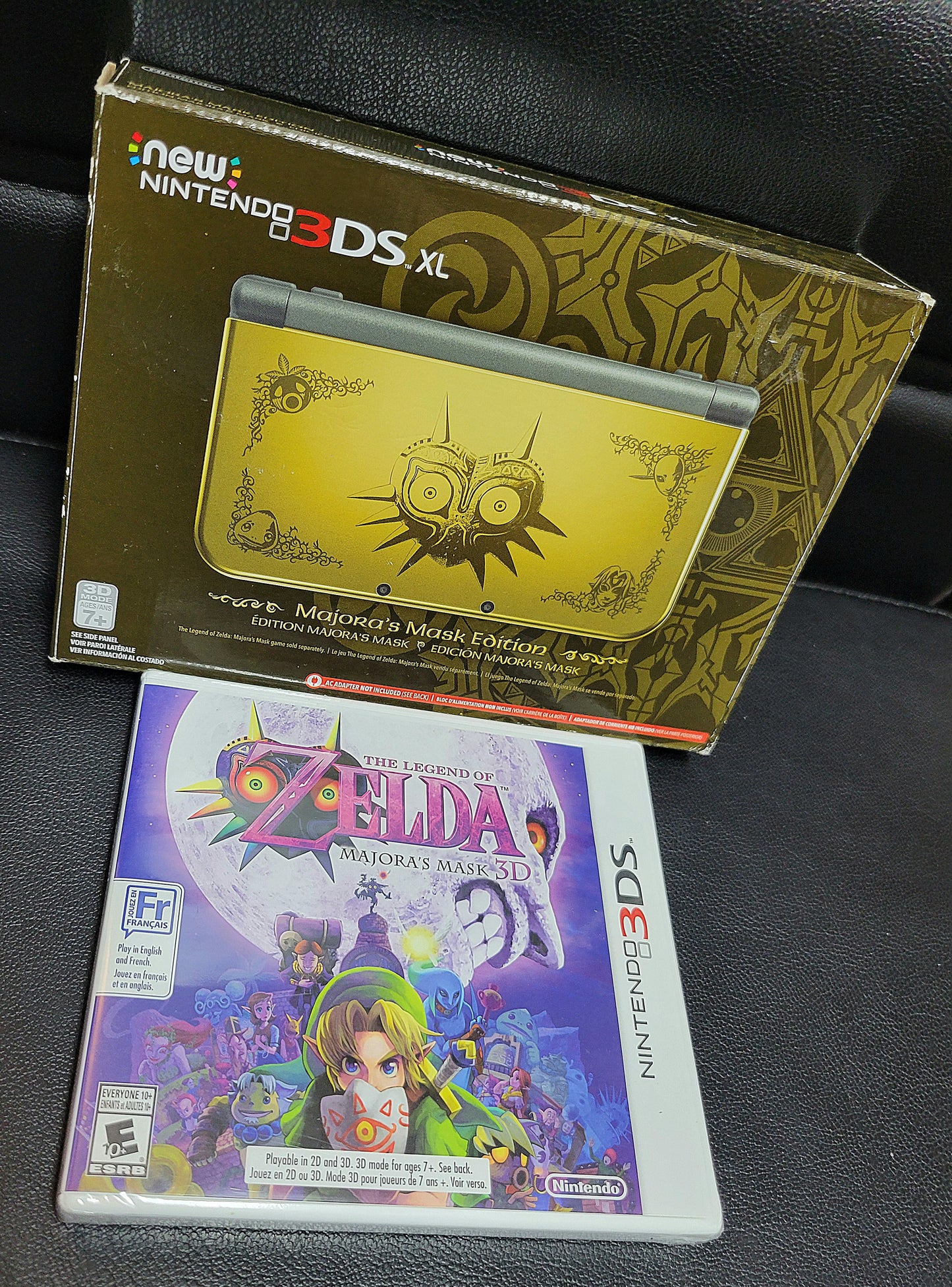 ZELDA Majora's Mask Edition 3DS XL FACTORY CIB Open Box Condition!