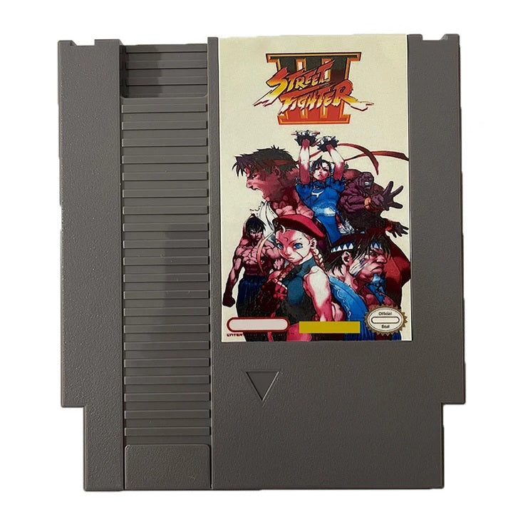 Street Fighter 3 - NES Nintendo Entertainment System 1983 72 Pin 8 Bit Video Game Cartridge