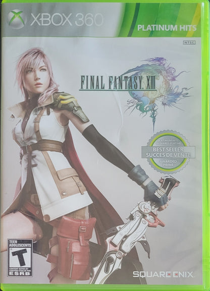 Final Fantasy XIII *Platinum Hits* - (CIB) - Microsoft XBOX 360 - Pre-Owned Like New CLEAN DISC